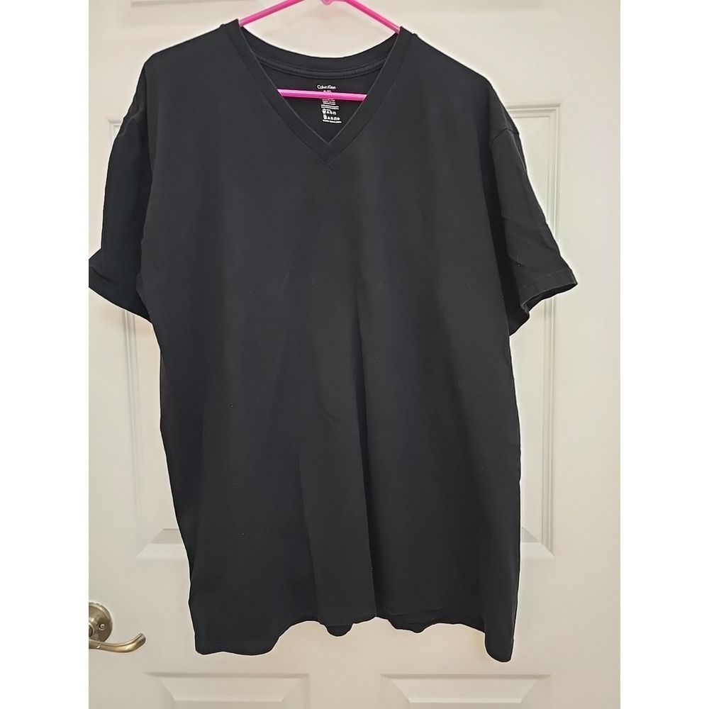 Calvin‎ Klein Black XL V-neck Shirt